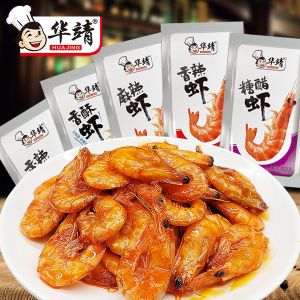 25Packsx8g Instant Shrimps Spicy Snacks Sweet and Sour Shrimps Seafood Snacks 小虾仔 即食虾仔 麻辣零食 糖醋虾仁 海鲜零食 下饭菜