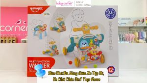 Bàn Chơi Đa Năng Có Nhạc Kiêm Xe Tập Đi Xe Chòi Chân 3 Trong 1 Toys House HE0826 Cho Bé 12M+