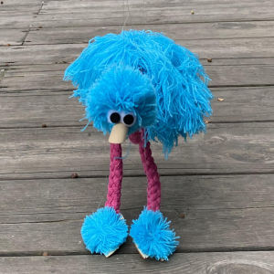New Pinchuang Lifting Line Bird Plush Flamingo Puppet Traction Toy Hanging Pull Line Puzzle Matching Interactive
