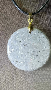 Alumina Power Orb Pendant Necklace - Premium Mini Tower-Buster Energy Pendant | Lightweight Balanced & Wearable