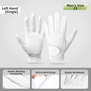 AIBUSISO | Left Hand Golf Glove Anti-slip Durable Suede Leather
