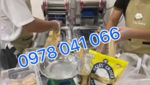 Máy cắt mỳ làm sợi mỳ tròn mỳ ý mỳ vằn thắn FKM220