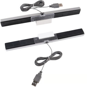 USB Sensor Bar for Wii Replacement Wired Infrared Ray Sensor Bar for Nintendo Wii and Wii U Console