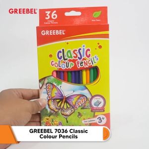 GREEBEL Pensil Warna Classic: Alat Mewarnai untuk Anak & Seniman