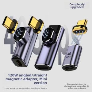 240W Magnetic Absorption Type-C Adapter for Computer Thunderbolt 3 Cable Xiaomi IQOO Phone Fast Charge 120W Universal Use