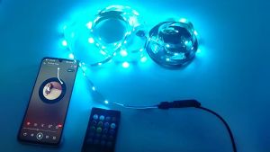LED Light String USB 24/44 Key Remote Control RGB Tape Fexible Ribbon Computer TV Background Wall Atmosphere Light Decoration Lighting 5050