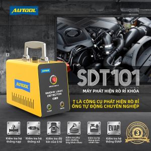 Máy Dò Rò Rỉ Khói Ô Tô AUTOOL SDT101 12V Thiết Bị Định Vị Rò Rỉ Nhiên Liệu Chân Không EVAP Máy Kiểm Tra Đường Ống Dầu Cho Ô Tô