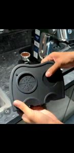 Espresso Coffee Tampers Mat Station Press Tampering Holder Corner Mat Pad Silicone Coffeeware