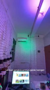 COD Alien Lampu Sorot LED Spotlight Stage Party DMX Port RGB 220V - AL36