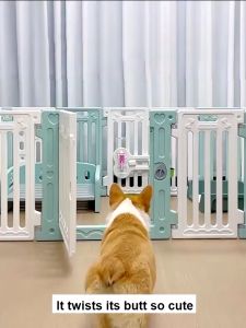 CHONG CHONG DIY Pet Fence playpen for dog cat 60*65cm easy install