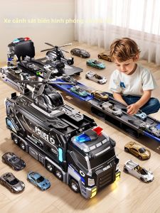 WANWEIMAN | Xe Đồ Chơi Biến Hình Có Thanh Nhảy cho Bé Trai
