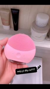 (MIỄN SHIP TOÀN QUỐC) Máy rửa mặt massage da mặt Silicon Máy rửa mặt loại bỏ bụi bẩn làm sạch da làm sạch lỗ chân lông giảm thiểu các tác nhân gây mụn - Máy làm sạch da mặt tẩy trang thu nhỏ lỗ chân lông phù hợp mọi loại da mặt