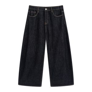 JULULOOK | Bộ Áo Khoác Len In Tranh Hoạt Hình và Quần Jeans Dành cho Người Mập
