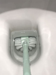 Household Toilet Brush No Drilling Needed Cleaning Brush for Bathroom Hanging Soft Bristle No Dead Angle Brush for Toilet