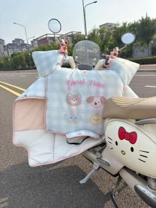 Tấm Chắn Gió Xe Điện Dày Chống Nước Chống Mưa Mùa Đông Cho Xe Điện Nhỏ Thương Hiệu Không Có Kiểu Dáng Hoạt Hình Cỡ Lớn