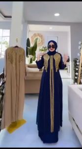 ZIFA FASHION // COD // DERA DRESS ABAYA HITAM PAYET SWAROVSKI MEWAH // ABAYA GAMIS HITAM JERSEY MIX CRUTY READY SIZE M L XL XXL // ARABIAN GAMIS TURKEY // *DZ