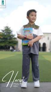 EL-FATH KOKO HARIST Setelan Baju Koko Anak laki laki Model terbaru 2022 Bahan Adem Lengan Pendek