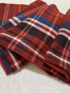 Tusky Original Atmosphere Scarf JK Autumn and Winter Korean Cashmere Plaid Warm Student Couple Gift Young Adult