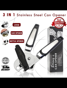 Heavy Duty Can Opener Stainless Steel Anti Rust Bottle Opener Kitchen Tin Opener