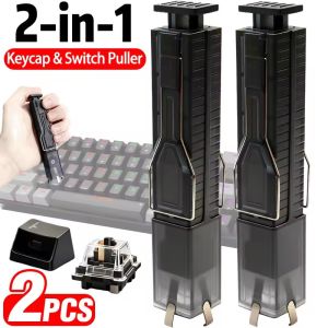 2-IN-1 Keycap Puller Switch Puller Mechanical Keyboards Key Switch Keycaps Pullers Easily Remove Replace Tool for PC Accessories
