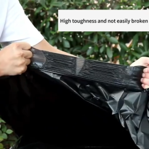 200pcs Trash Bag Household items makapal small Disposable Garbage bag Large plastic bag for business S/M/L/XL/XXL per Roll Thicked Housesupplies Disposable