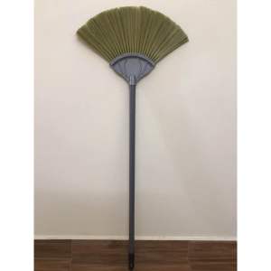 Chổi Nhựa Quét Nhà Hình Quạt - Chất Lượng Cao - Chiều Dài Cán Nhựa 90cm Chiều Dài Sợi Cước 16cm