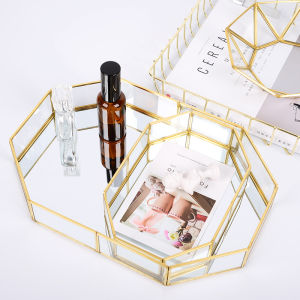 High Aesthetic Luxury Glass Storage Tray