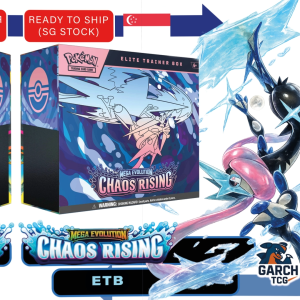 [Ready Stock] NEW Pokemon TCG Card ME4 Chaos Rising Elite Trainer Box ETB Booster Packs set and Chaos Rising Booster Box Available [Authentic]