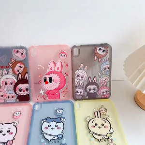 Case Xiaomi Redmi Pad 2 11" 2025 / Xiaomi Redmi Pad SE 11 Inch 2023 WiFi 4G LTE Softcase Silicone Lucu Labubu Cover Karakter Kesing Motif Anak
