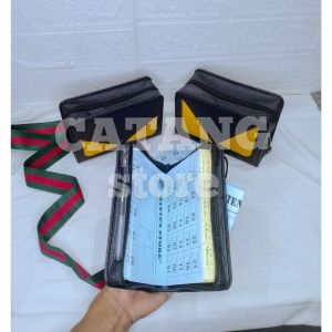 DOMPET AGENDA PROMISE KOSIPA HARIAN BAHAN KULIT SINTETIS MOTIF KULIT JERUK
