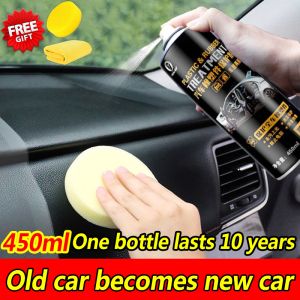 Car Plastic Restore Car Maintenance Refurbishment Plastic Nano Coating Plastic restorer Waterproof Wear-resistant Interior Exterior Car Care 450ml 汽车翻新剂