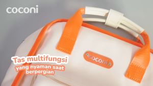 COCONI BlissBloom Diaper Bag | Perlengkapan Perawatan Bayi Waterproof Tas Popok Baby Multifungsi