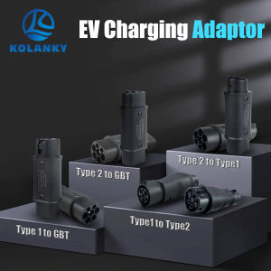 Kolanky 32A 7.2KW Type 2 To Type 1 Adapter Type 1 To Type 2 Adaptor Type 2 To Gbt Conventor Type 1 To Gbt Adapter