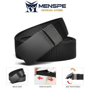 MENSPE Fashion Mens Belts Durable Nylon Belt Trendy Utility Waist Belts 120cm Adjustable Length Scratch Resistant Belts for Men Vintage Jeans Belt for Men