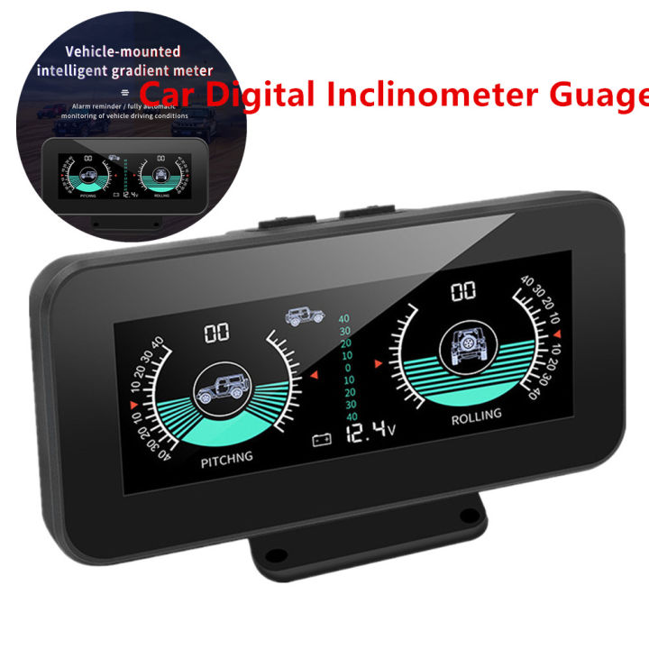 M50รถดิจิตอล Inclinometer Guage In-Car Real Time Monitor Off-Road ...