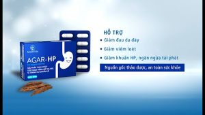 Viên uống AGAR HP - Hỗ Trợ Viêm Loét Dạ Dày Tá Tràng Do Khuẩn HP Hộp 3 vỉ x 10 viên