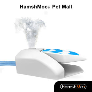 HamshMoc Step on Dog Fountain Dog Sprinkler Easy Paw Activated Dog Water Feeder Pet Drinker Drinking Easy to Use Self Service for Dog Puppy