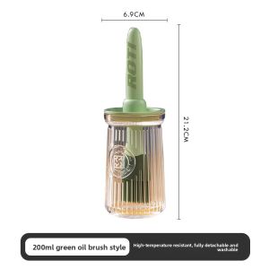AMW | Food-grade High-temperature Resistant Silicone Basting Brush with Bottle