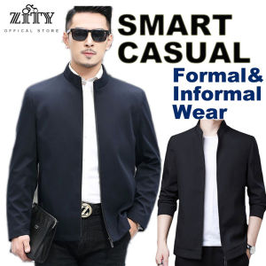 ZITY Mens Slim Fit Casual Fashion Mens Jacket With Stand Collar