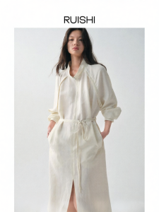 epoque de rueen | Slimming Stand-collar Insert Sleeve Spring Dress