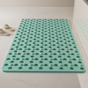 Bathroom Anti-Slip Mat Large Hole Shower Room Home Use Fall Proof Suction Cup Floor Mat Foot Massage Drainage Pad Blanket