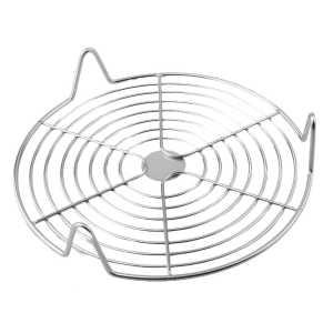 Stainless Steel Steamer Rack Pot Steamer Rack Stand Round Cooling Baking Grilling Tray For Air Fryer