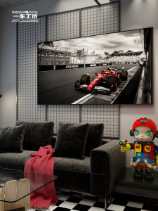 Modern Minimalist Hamilton 2025 Racing Car Ferrari Wall Art Decorative Painting for Living Room Bedroom Esports Male Room