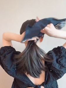 Flower Fabric Bun Tie: A Stylish & Practical Hair Accessory