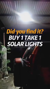 PHILIPS Solar Light BUY 1 TAKE 1 Solar Led Outdoor Flood Light Waterproof 10 Year Warranty Street Lamp with Solar Panel