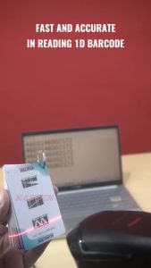 Barcode Scanner 1D Kassen KS-601 auto scan WITH STAND