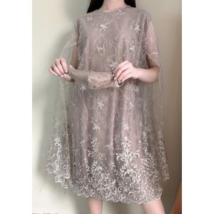 DRESS MIDI TERBARU KAFTAN KEBAYA BORKAT BAJU PAKAIAN WANITA SELUTUT PESTA KONDANGAN MEWAH MURAH BERKUALITAS