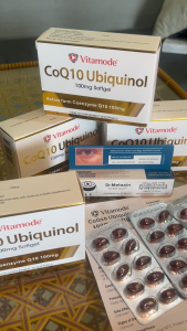 Vitamode CoQ10 Ubiquinol Coenzyme Q10 100mg Softgel Health Supplement Heart Energy Antioxidant Support Adult Daily Nutrition 30 Softgels