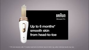 Braun IPL Silk expert Pro 5 PL5147 IPL Permanent Hair Removal Nearly Painless with Pouch and Precision Cap