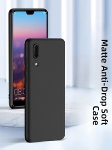 Henyou | Huawei P20 Series Matte Silicone Phone Case Anti-Fingerprint Anti-Sweat Protective Soft Shell Creative Business Style For Men And Women
